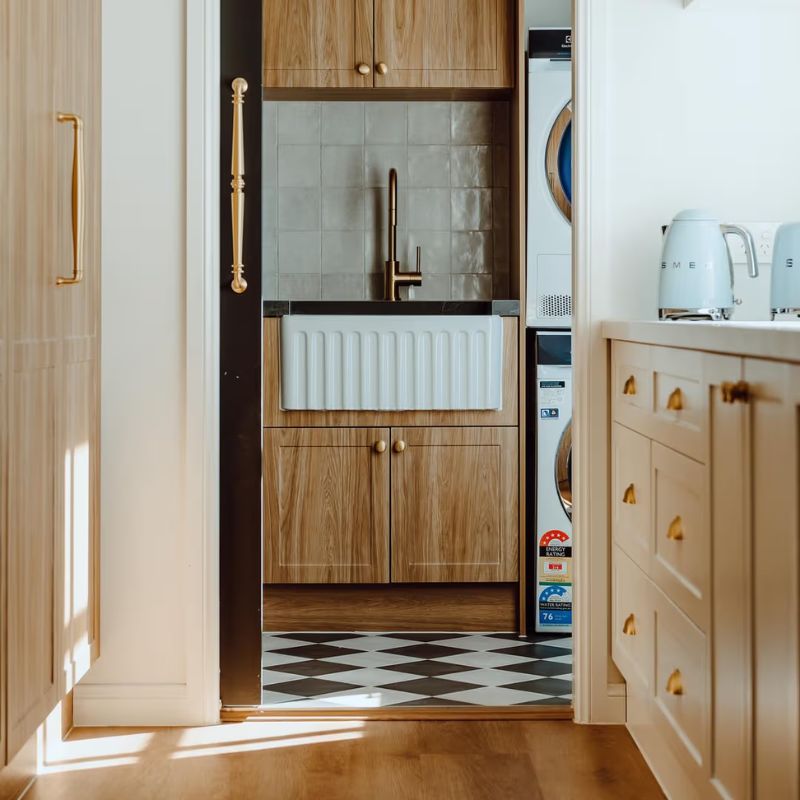 Gạch vuông Brighton Beach màu đen kiểu men sứ - Ảnh 3