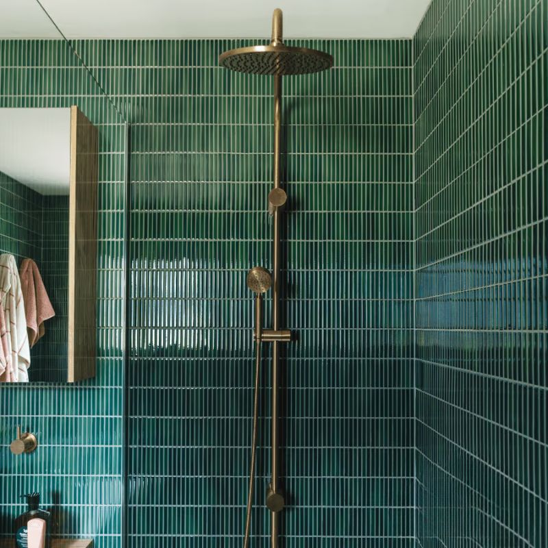 Gạch mosaic Coogee Antique Forest Green Kit Kat - Ảnh 3