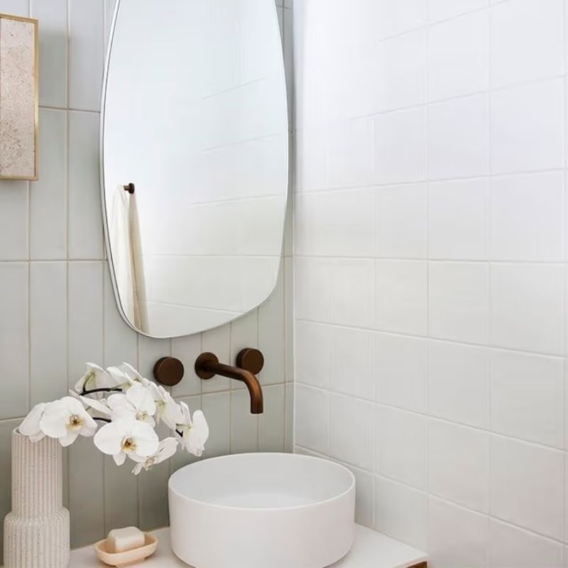 Gạch vuông lớn màu trắng mờ Newport - Ảnh 5