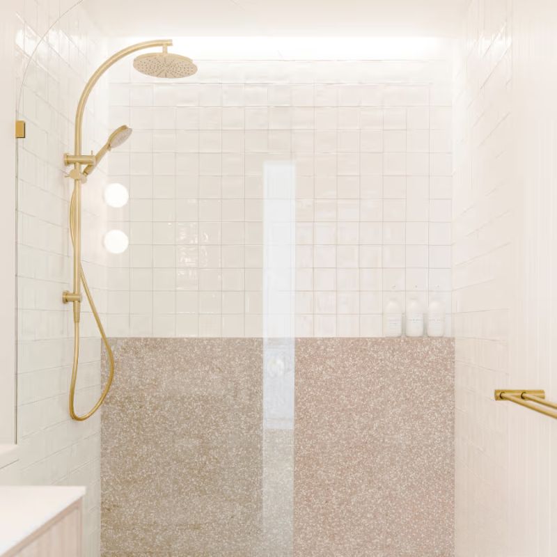 Gạch men giả đá Terrazzo Paddington Terracotta - Ảnh 3