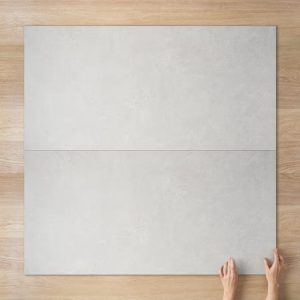 Gạch lát nền Sydney màu trắng mờ giả đá